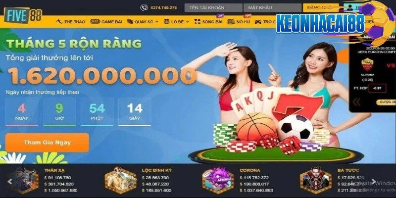 Review Five88 Với Đa Dạng Kèo Cược Cùng Nhiều Bộ Môn
