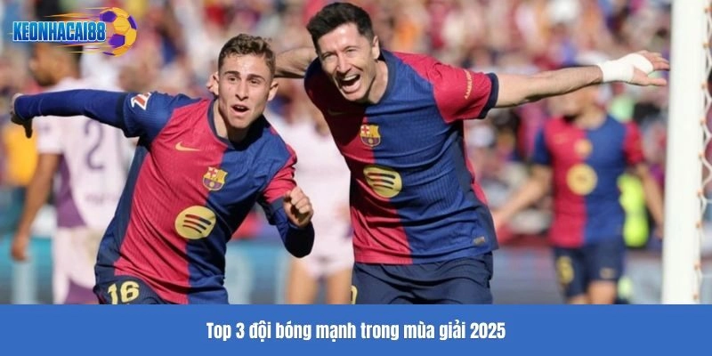 Top 3 đội bóng mạnh trong mùa giải 2025