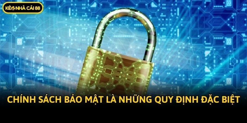 Chính sách bảo mật là những quy định đặc biệt